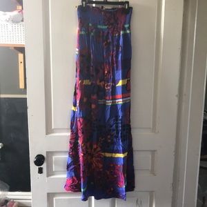 Colourful maxi dress